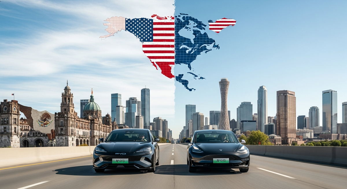 比亞迪揮軍北美電動車市場 特斯拉憑充電網鞏固優勢