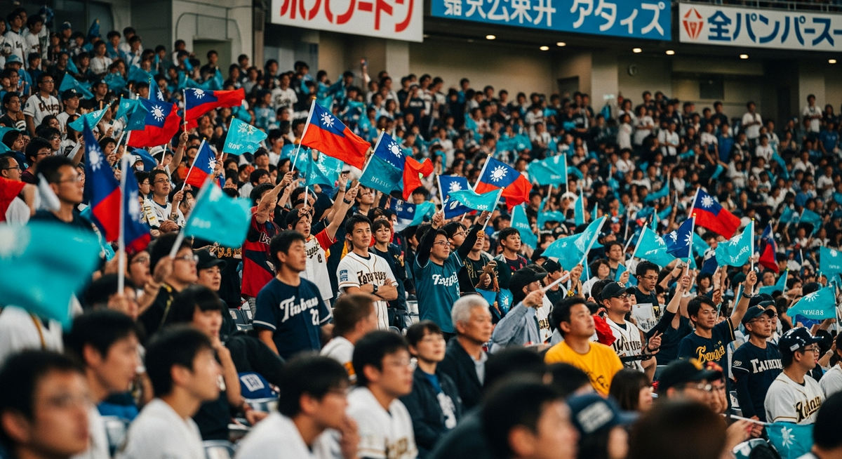WBC東京巨蛋湧入大批台灣球迷 「加油」聲浪宛如主場