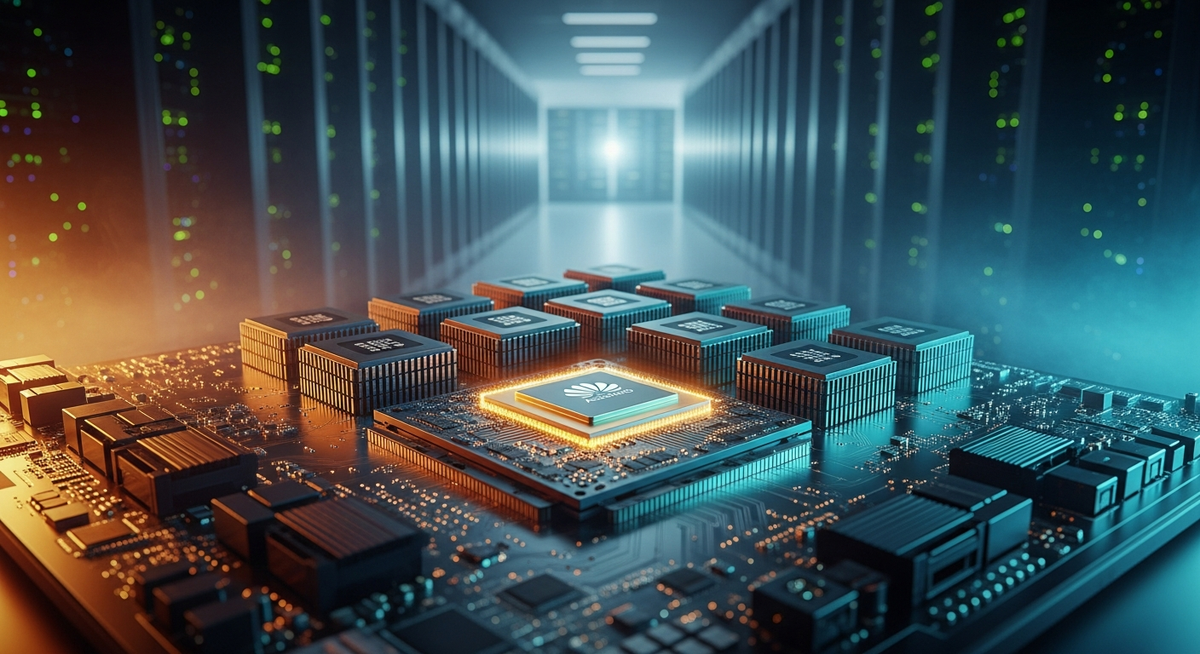 華為AI晶片效能不及輝達 中國轉向「以量取勝」刺激記憶體需求