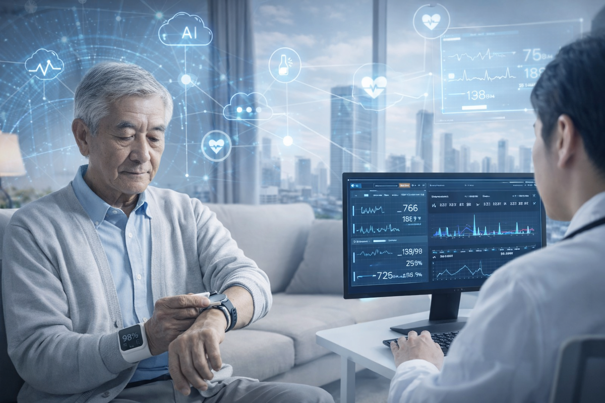 穿戴式與AI分析雙動能!日本長照監控設備有望邁向38億美元規模 穿戴式與AI分析雙動能!日本長照監控設備有望邁向38億美元規模