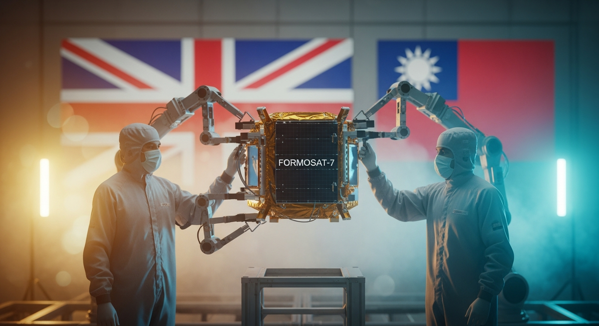 台英深化太空合作 聚焦衛星供應鏈與人才交流