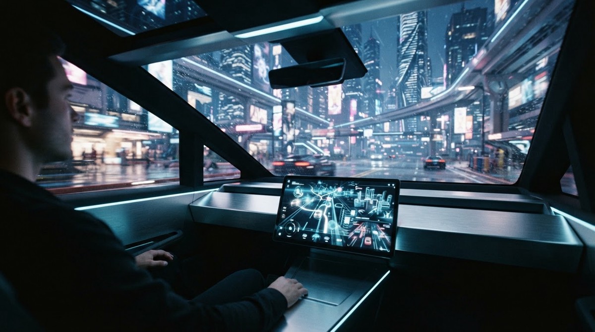 特斯拉Robotaxi展螢幕式控制技術 免方向盤挑戰人機互動新局