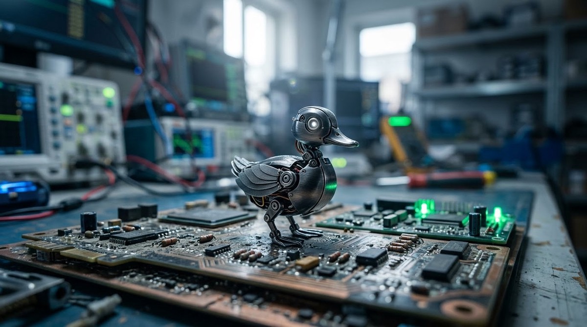 輝達 AI 機器鴨 Microduck 熱銷:預購破兩萬 引 AI 代理權歸屬爭議