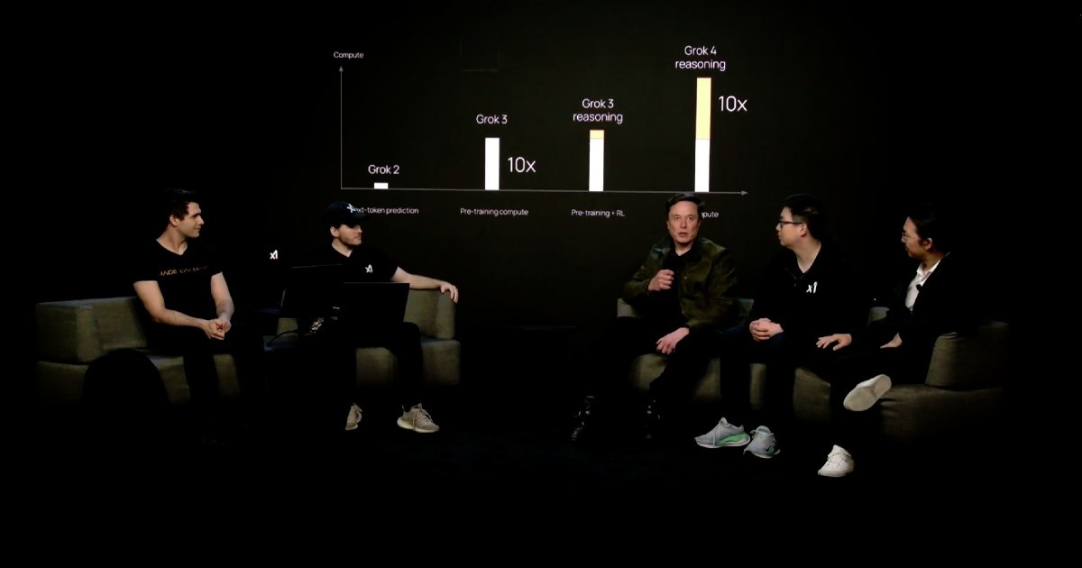 馬斯克深夜直播發布Grok 4！正面對決OpenAI火藥味濃