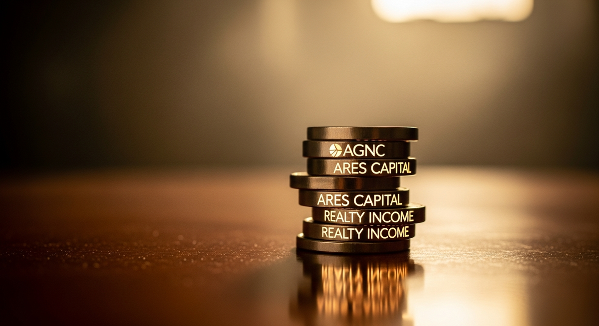 高殖利率股策略解析：AGNC、Ares Capital與Realty Income比較
