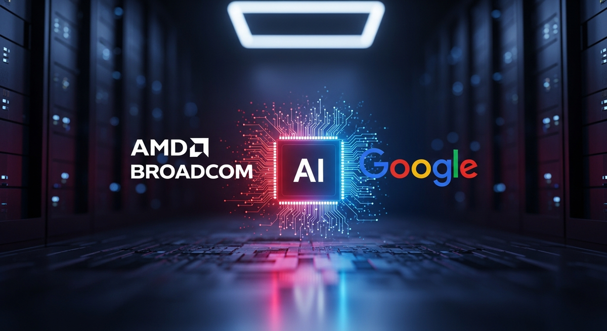 AMD、博通及Google猛攻輝達 AI晶片版圖面臨重塑 AMD、博通及Google猛攻輝達 AI晶片版圖面臨重塑