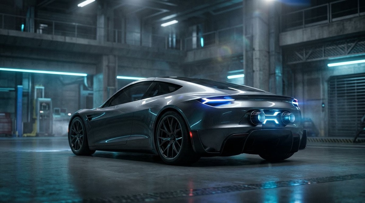 特斯拉 Roadster Thrust 原型車亮相 航太技術打造「零百加速」一秒內超跑