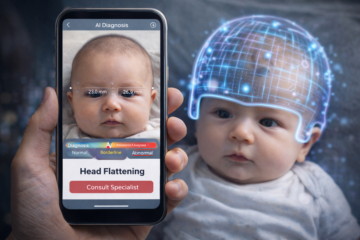 AI也能救頭型?醫療新創聯手日本大學 用演算法揪出嬰兒斜頭症 AI也能救頭型?醫療新創聯手日本大學 用演算法揪出嬰兒斜頭症