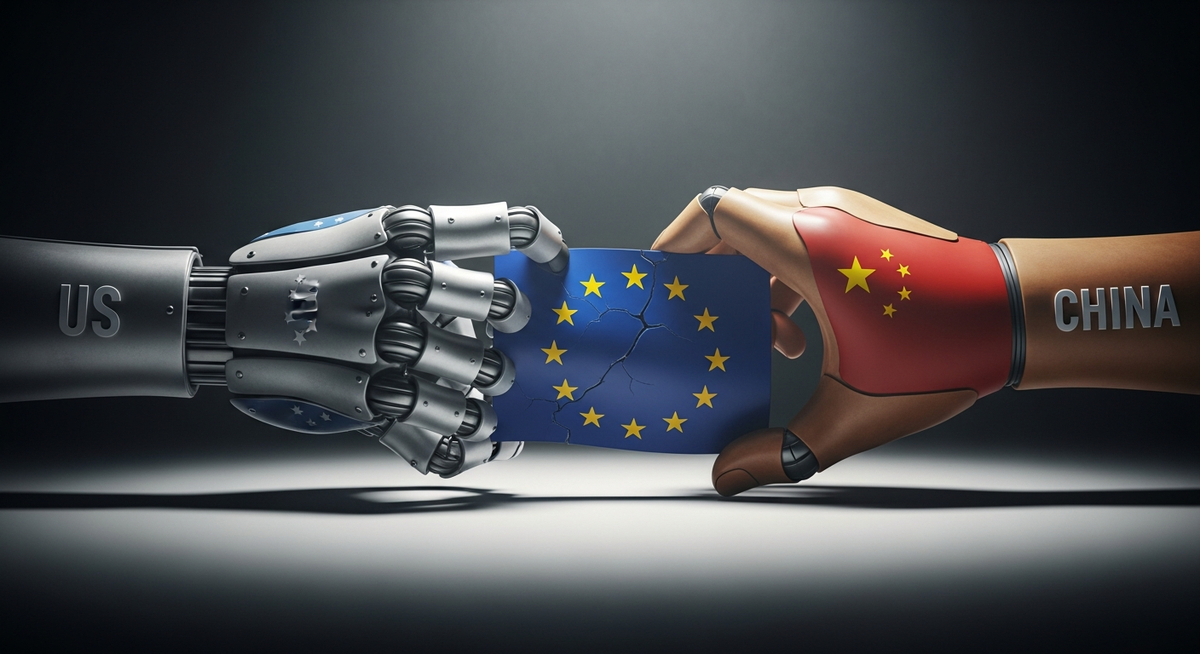 歐洲數位依賴加劇 研究示警美中雙雄夾擊釀經濟主權危機