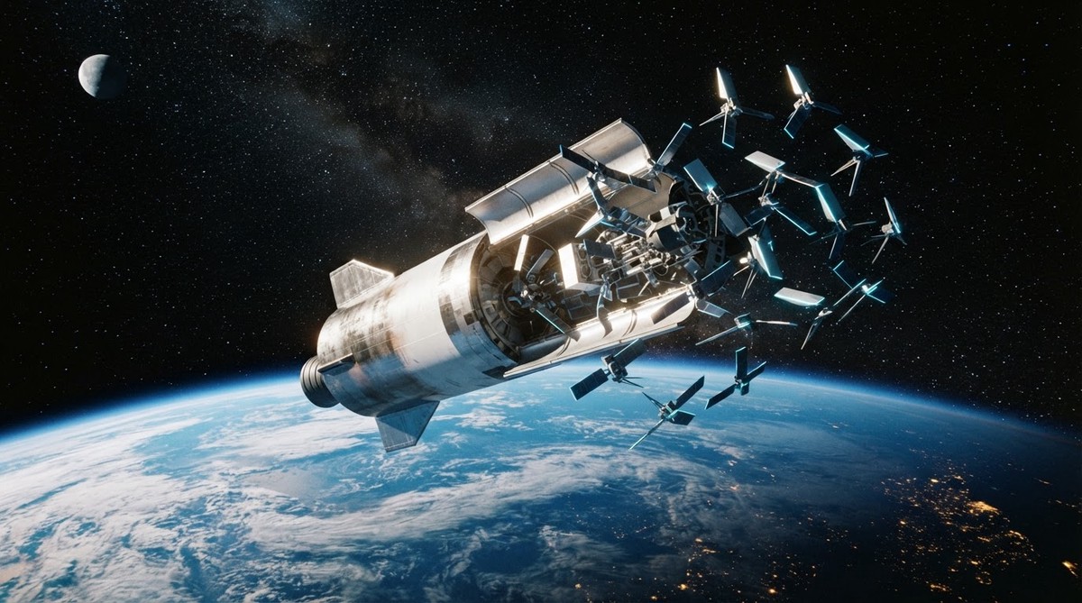 SpaceX 星艦首度部署 Starlink V3 衛星 強化低軌通訊網