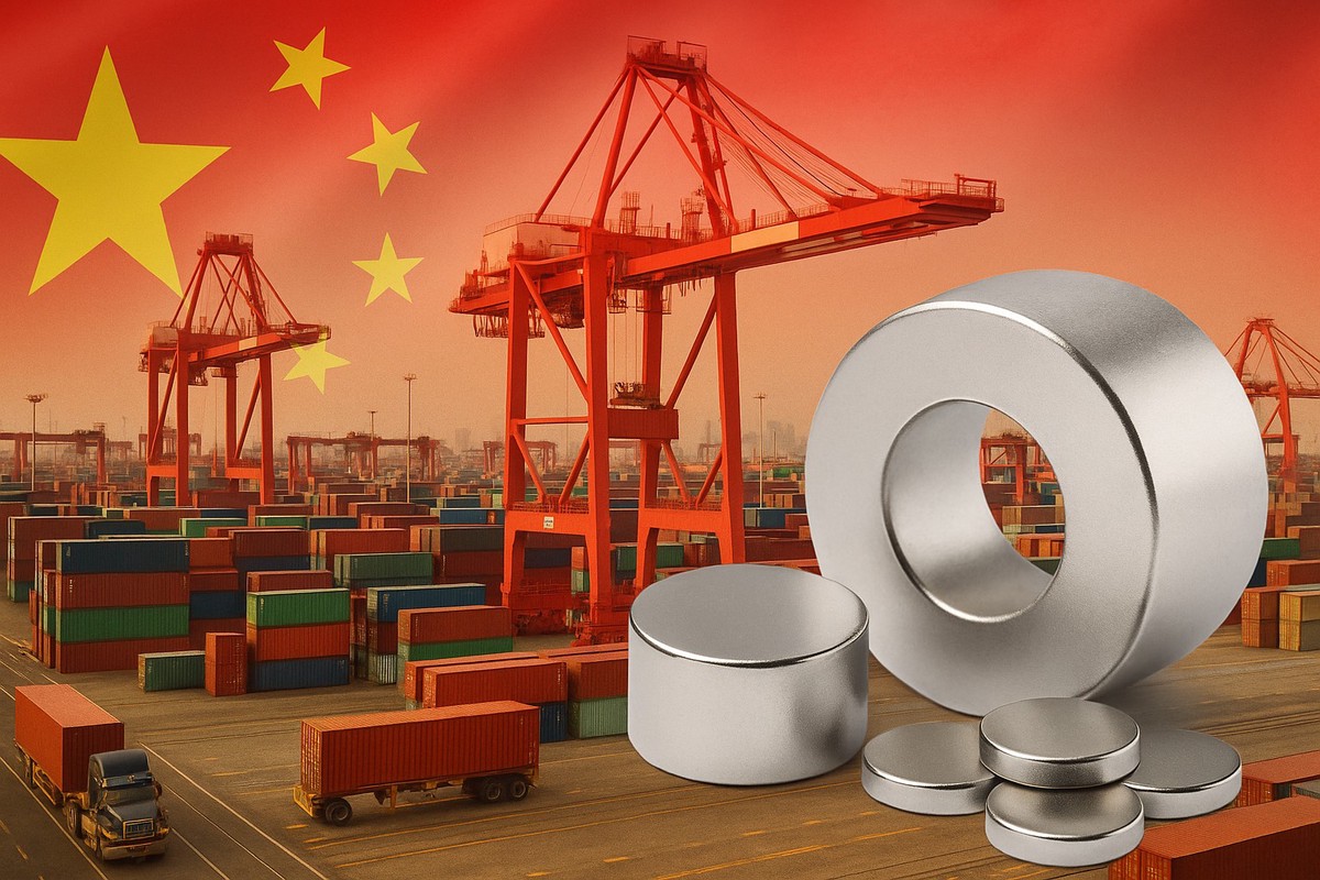 中國稀土製品出口暴跌61% 磁鐵供應告急釀全球車廠危機