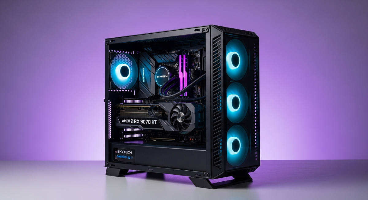 亞馬遜 RX 9070 XT 電競主機優惠：Skytech Gaming 機種現省百美元