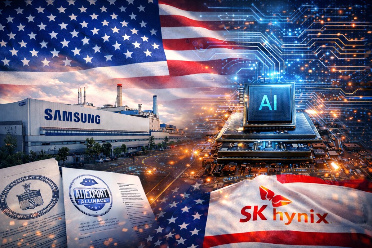 美國擬AI出口聯盟構想 三星與SK表態支持供應鏈合作方向