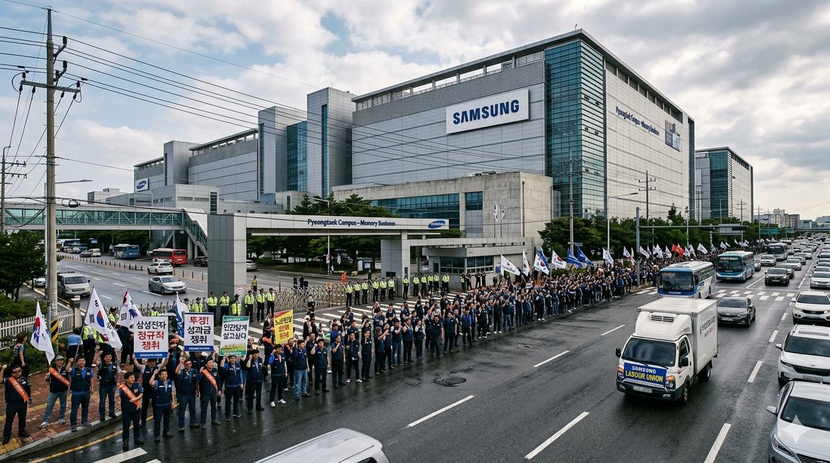 供應鏈「核彈級」颶風生成中：南韓三星罷工與 200 億美金的代價