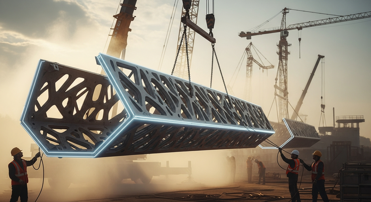 新加坡首座3D列印行人橋預計2028年啟用 原型測試耗時40小時 新加坡首座3D列印行人橋預計2028年啟用 原型測試耗時40小時