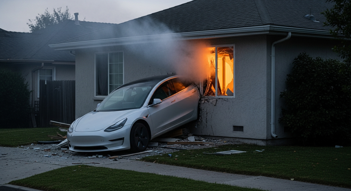 特斯拉 Model 3 衝撞民宅致死 自動駕駛安全再受關注