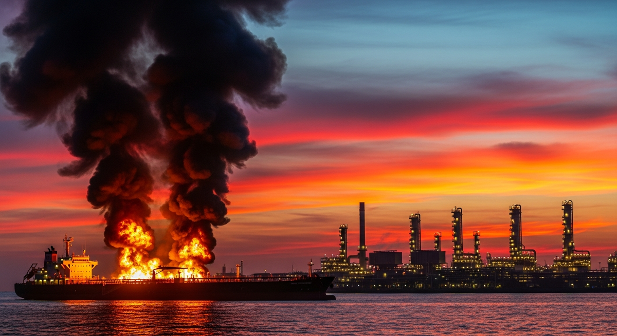 伊朗緊張局勢升溫,國際油價突破百美元,美國股市下跌 伊朗緊張局勢升溫,國際油價突破百美元,美國股市下跌