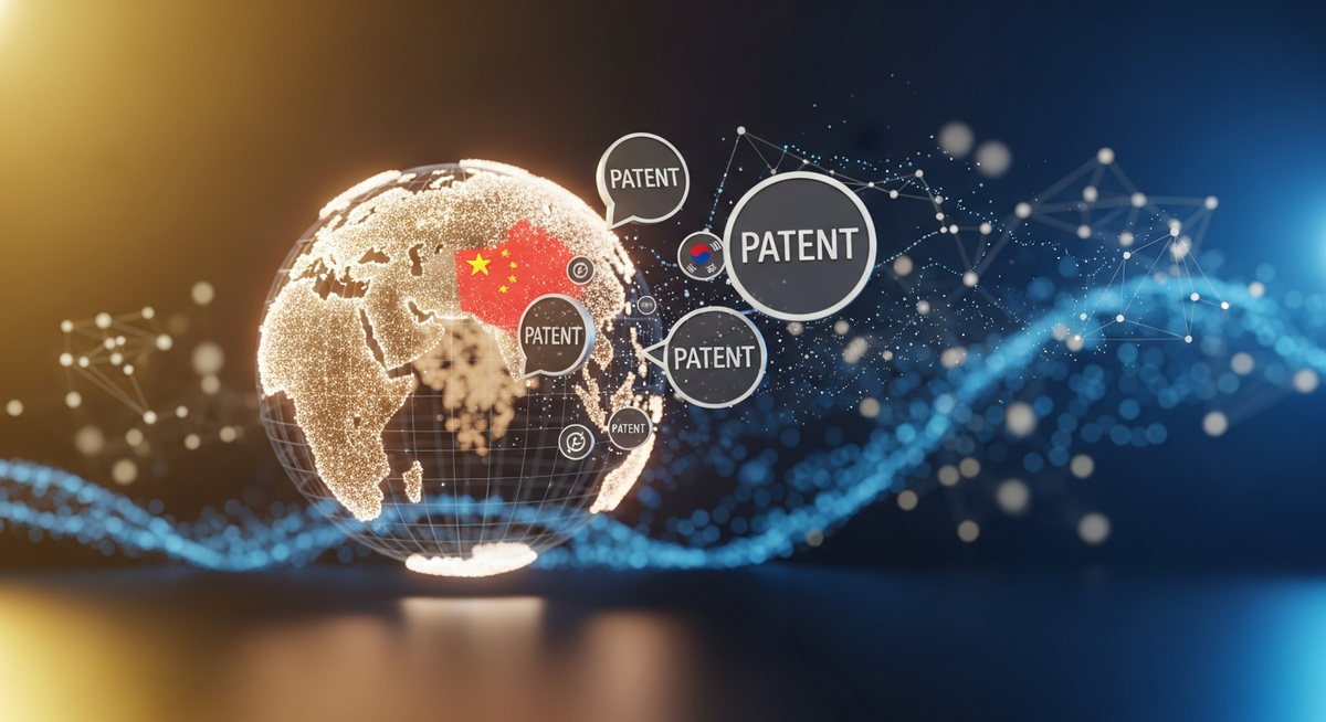 WIPO數據揭全球技術競爭格局變化 中韓專利申請強勢崛起