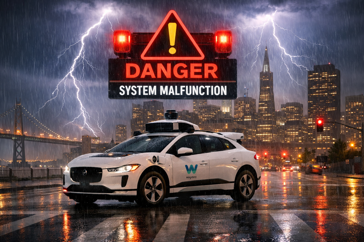 信心不足？舊金山暴風雨來襲 Waymo自駕計程車營運喊卡