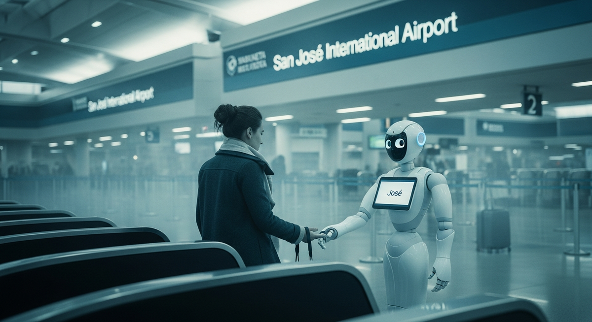 美國聖荷西機場引進AI人形機器人José 智慧服務提升旅客體驗 美國聖荷西機場引進AI人形機器人José 智慧服務提升旅客體驗