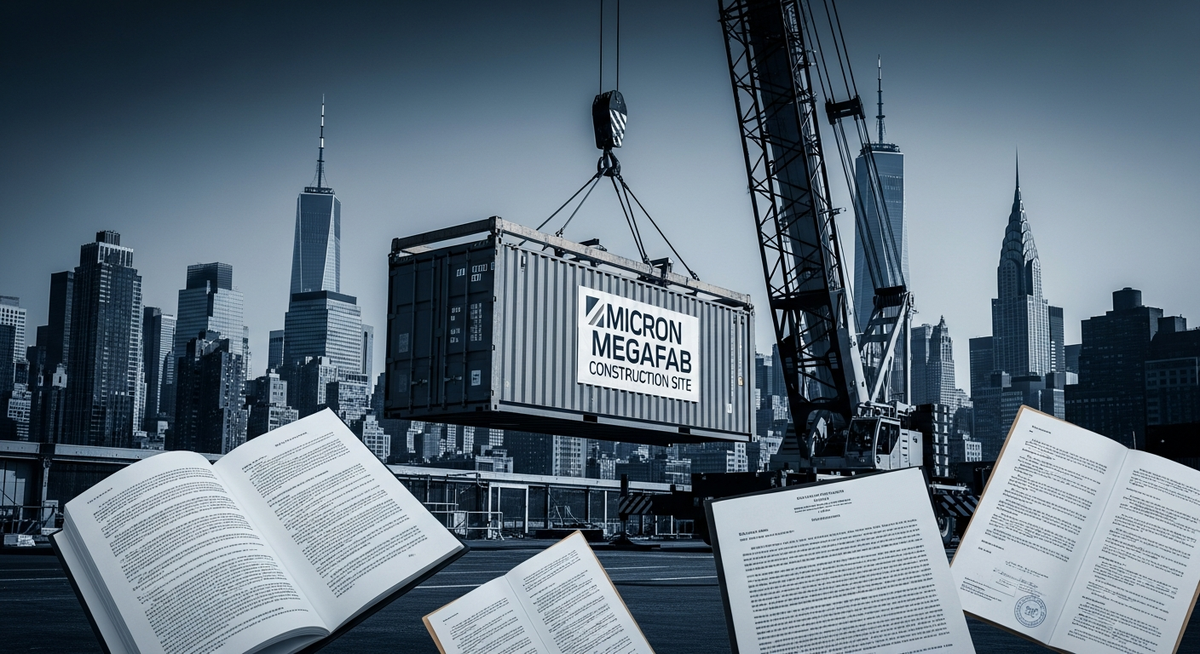 美光紐約擴廠計畫面臨法律挑戰 長期成長與估值承壓