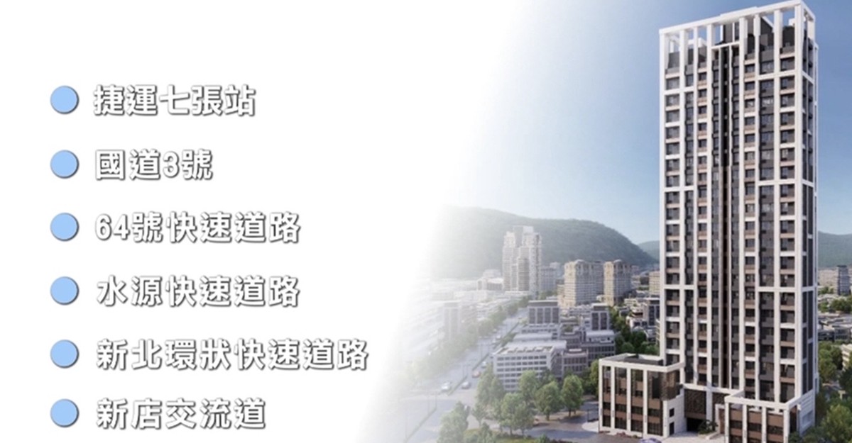 捷運七張站走路2分鐘 友座明明德機能到位 捷運七張站走路2分鐘 友座明明德機能到位