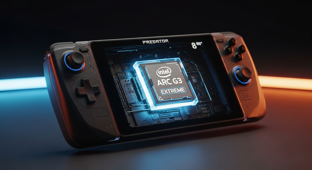 宏碁推出 Predator ATLAS 8 遊戲掌機 首搭 Intel Arc G3 Extreme 晶片