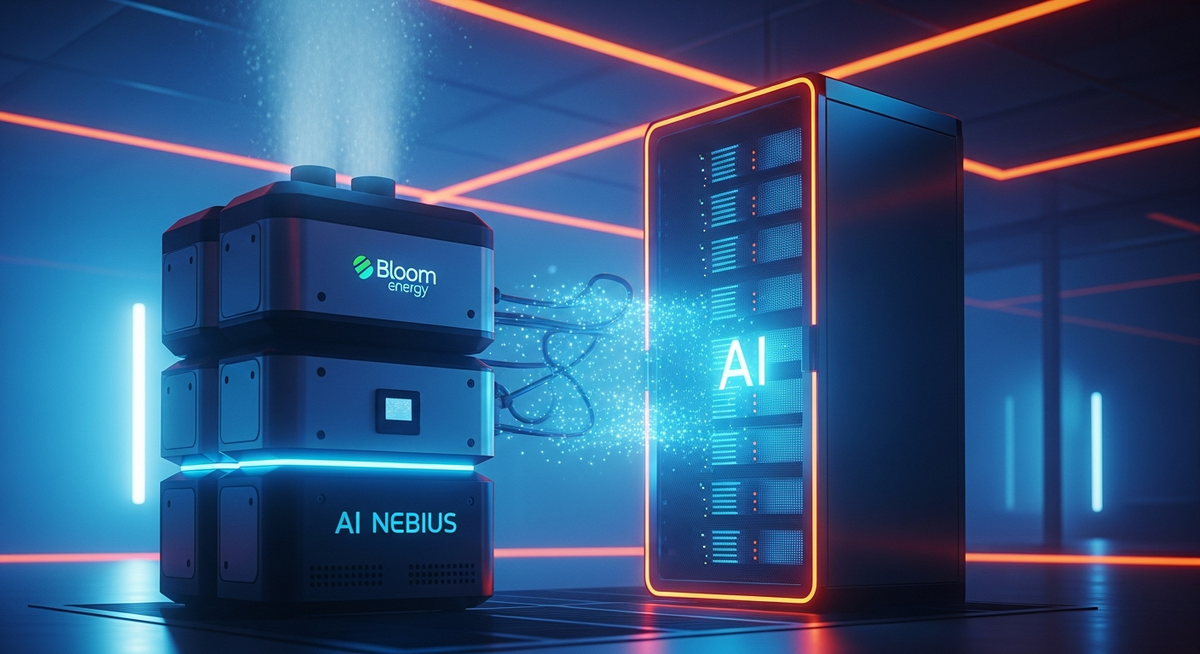 AI 運算需求激增 Nebius 攜手 Bloom Energy 燃料電池強化供電