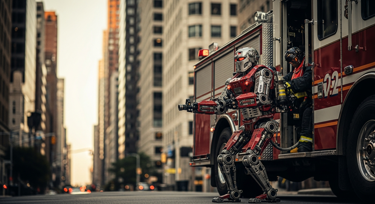 現代汽車秀無人消防機器人 3千萬點閱關注AI救災 現代汽車秀無人消防機器人 3千萬點閱關注AI救災