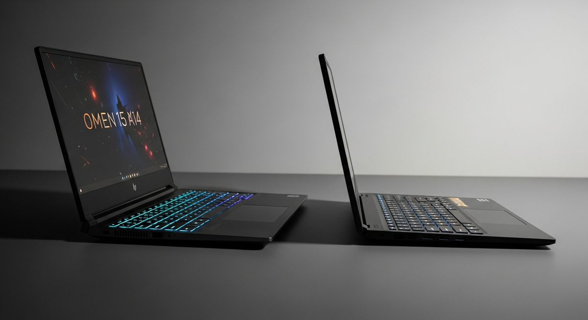 惠普Omen 15搭載輝達RTX 5050 華碩TUF A14展AMD AI強勁效能