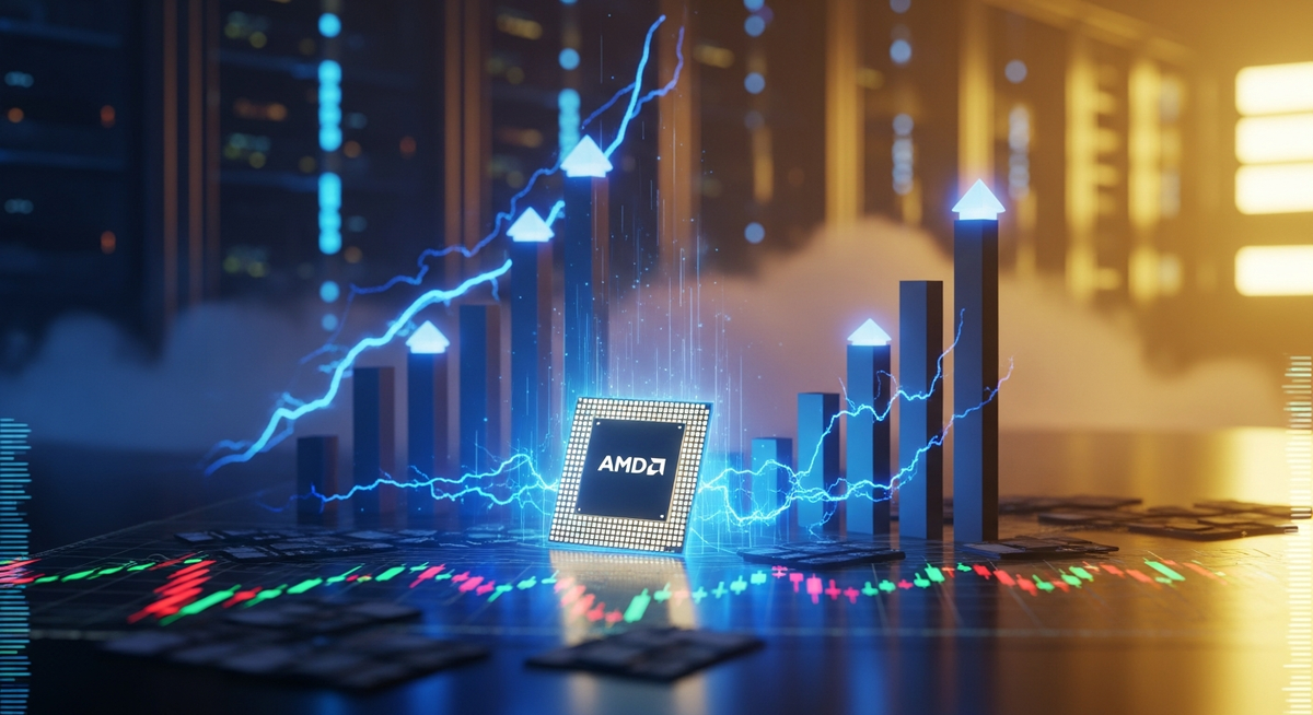 超微首季財報優預期 股價飆漲近18% AI需求成主要動能