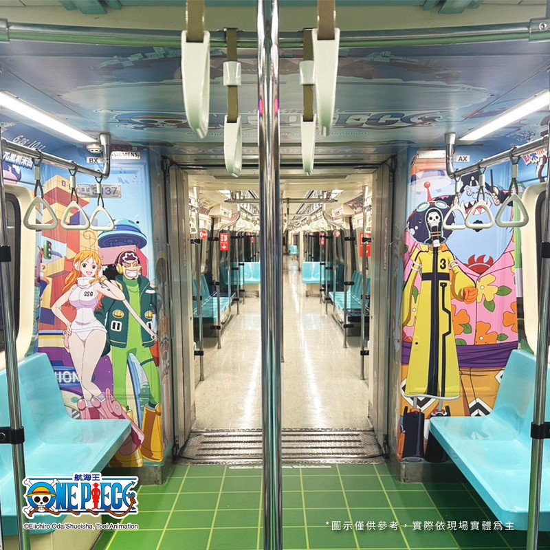 魯夫喬巴陪你搭捷運！航海王主題車廂6/16起板南線上線