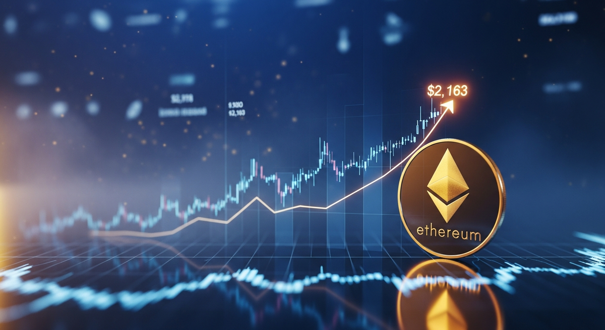 以太坊價位逼近 2,163 美元關卡 技術指標預示多空交戰