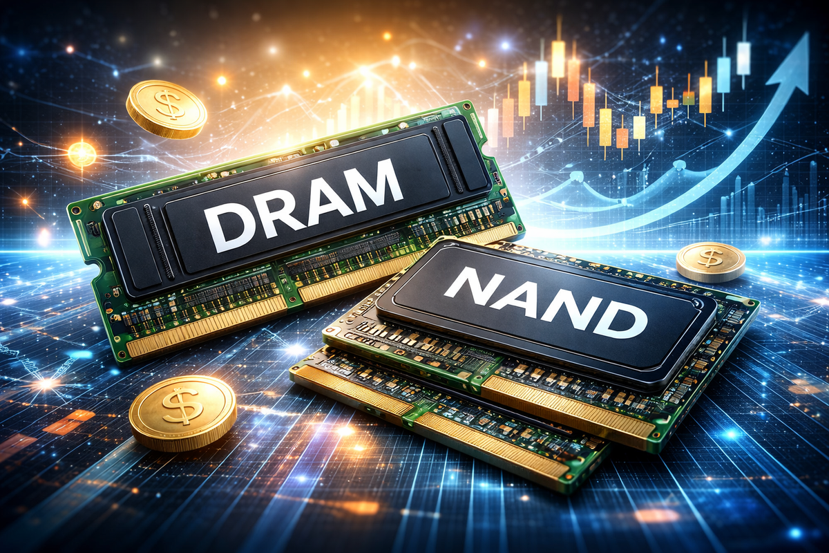 記憶體價格狂飆衝擊手機市場 DRAM、NAND成本壓力爆增