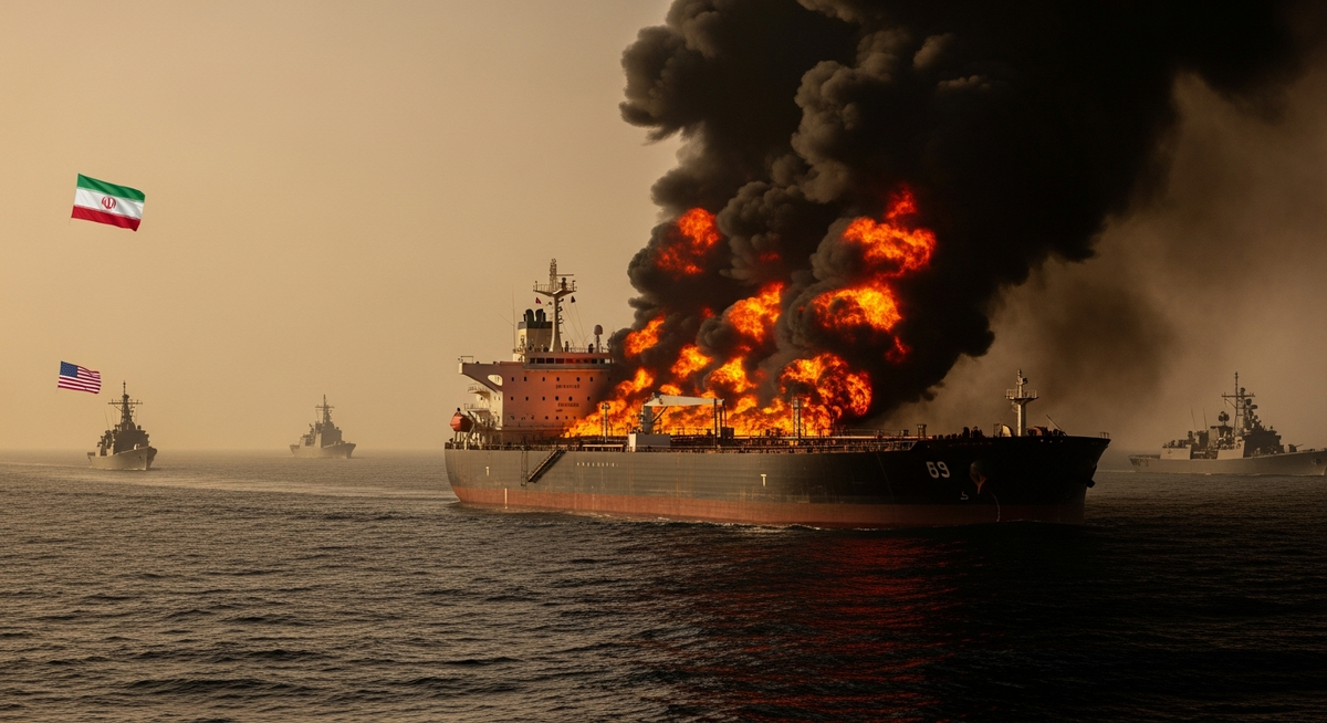 伊朗緊張情勢升溫引發油價飆漲，美股重挫近千點