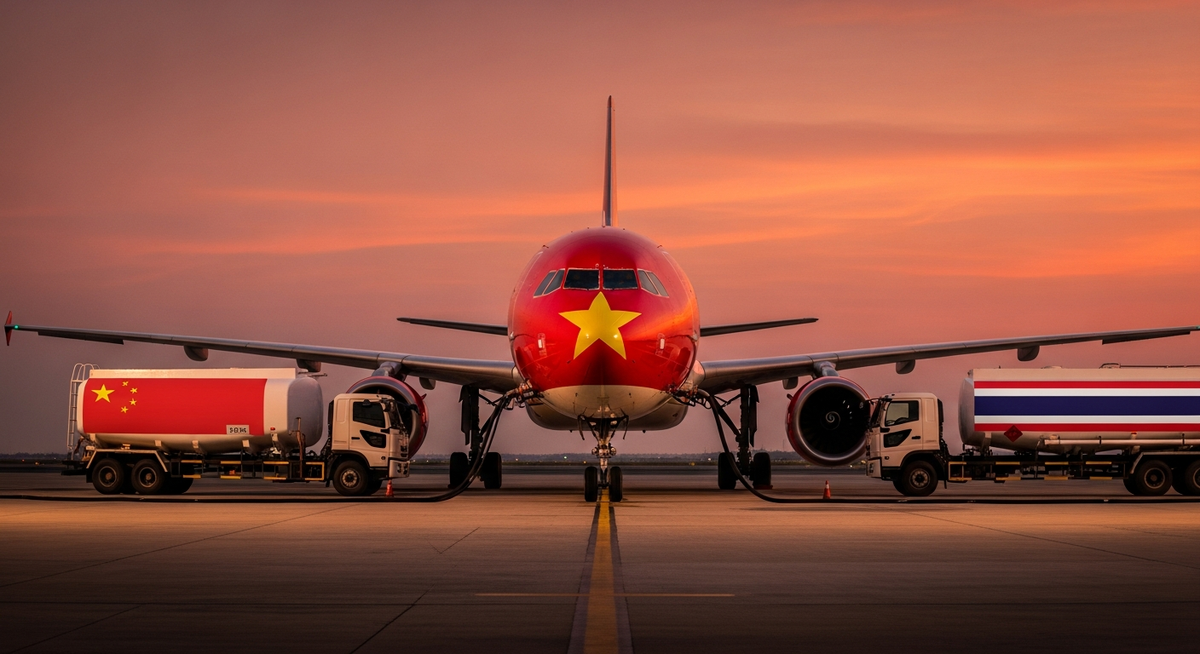 中泰禁航空燃油出口,越南航空業恐面臨減班 中泰禁航空燃油出口,越南航空業恐面臨減班