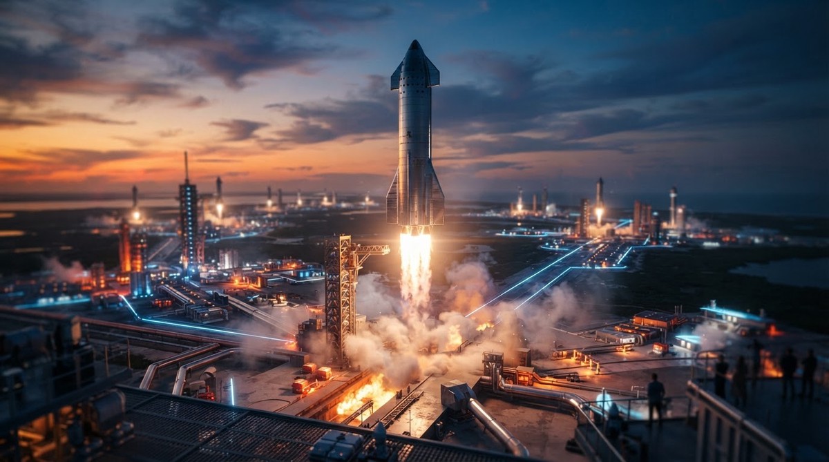 SpaceX 豪擲千億美元打造新太空港 目標年發射數千次