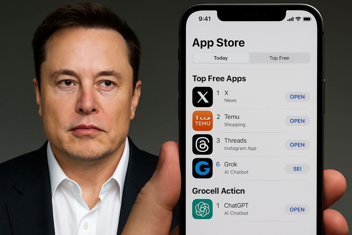 馬斯克威脅控告蘋果反壟斷 怒指Grok與X遭App Store排擠