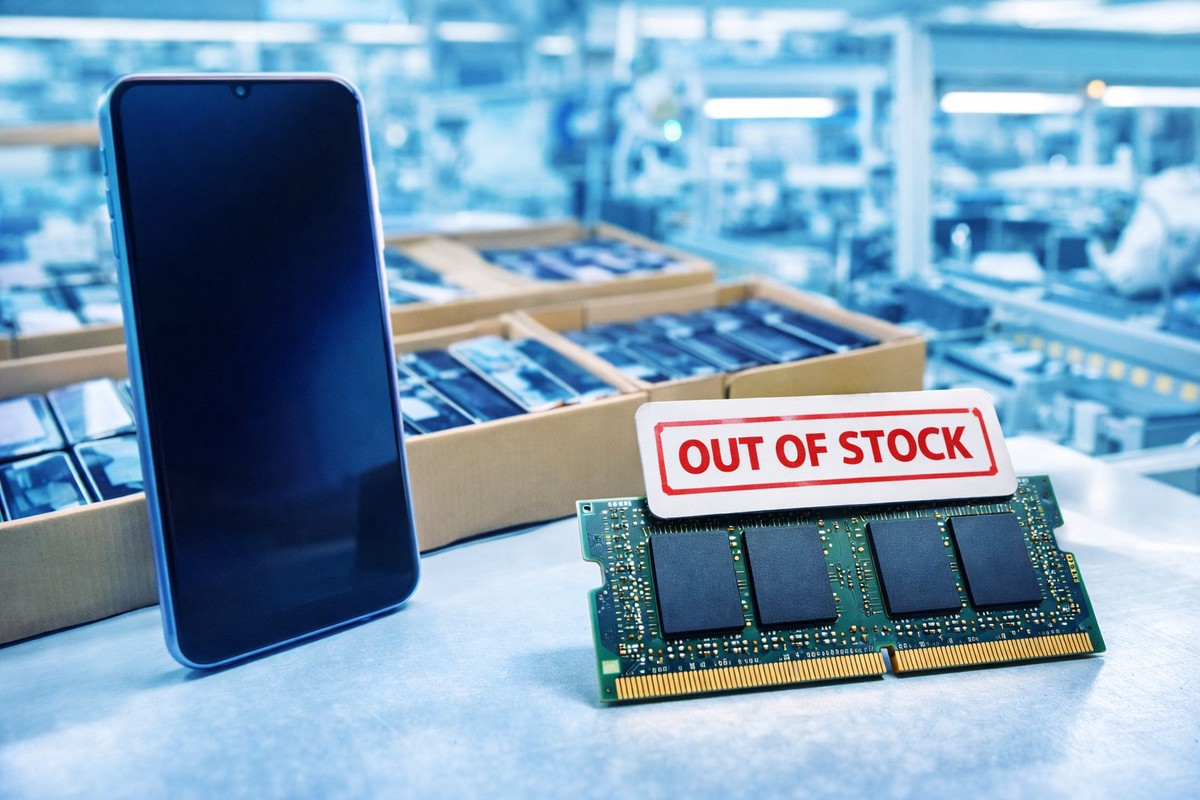 記憶體荒衝擊全球手機出貨量!2026年均價恐飆漲近7% 記憶體荒衝擊全球手機出貨量!2026年均價恐飆漲近7%