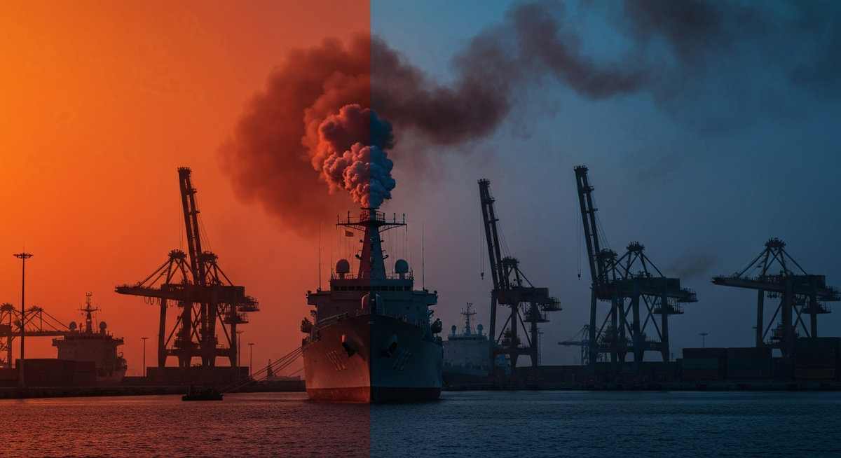 伊朗最大軍艦「馬克蘭號」遭攻擊 衛星影像顯示港口冒出濃煙