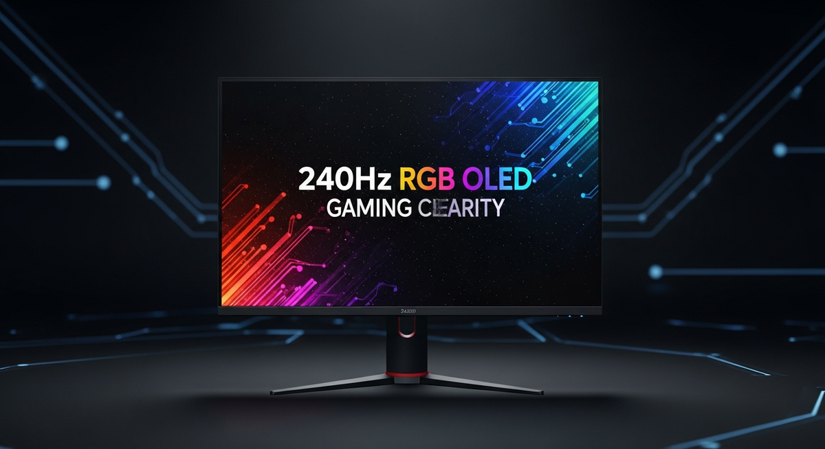 LG Display 量產 240Hz RGB OLED 面板 電競螢幕文字清晰度大躍進