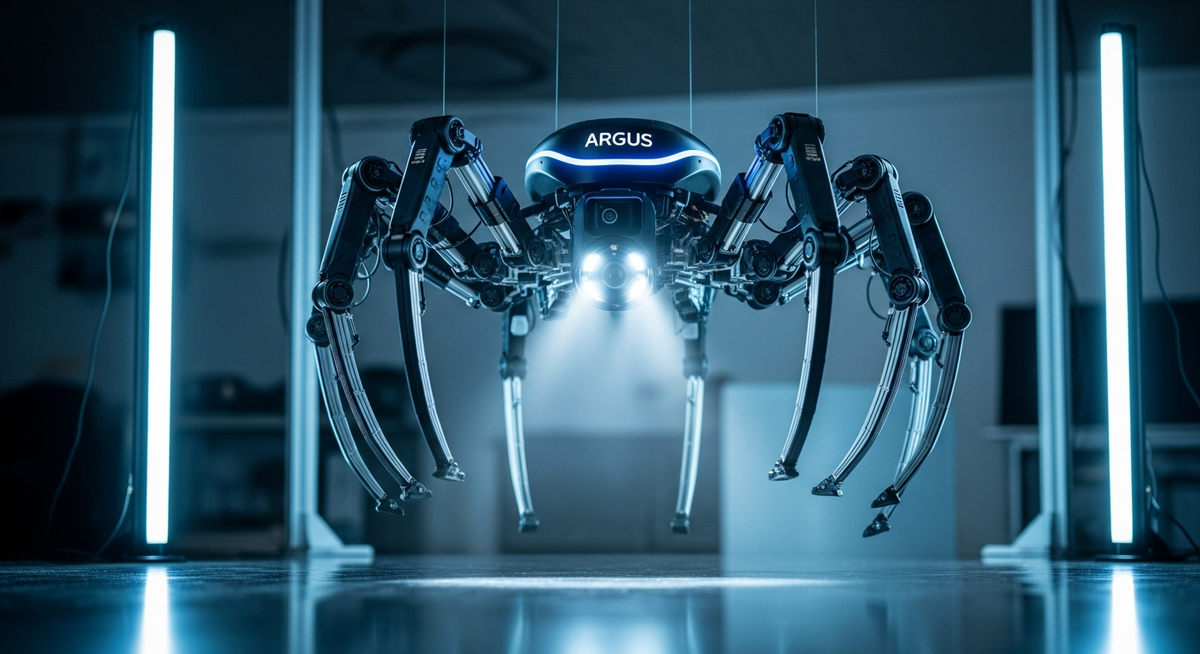 杜克大學開發20腳機器人Argus 無固定方向可全向探索