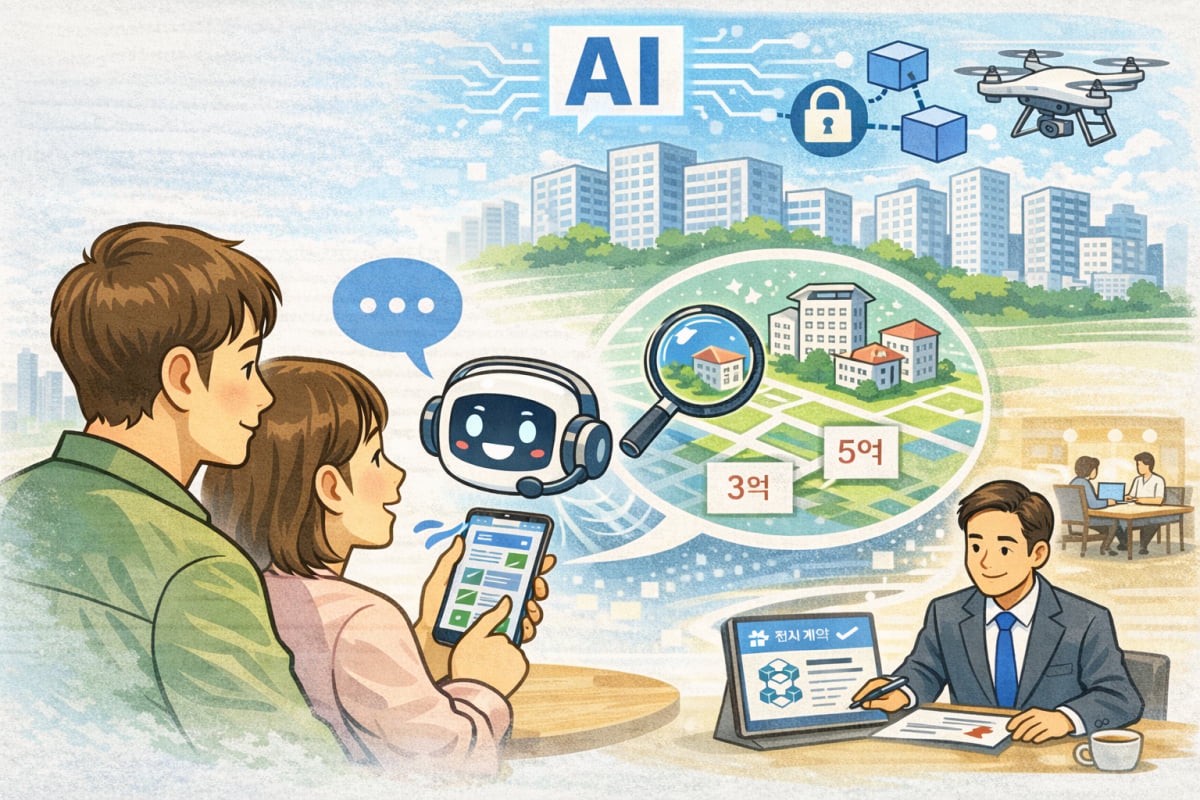 AI 買房神助攻！韓國房產搜尋邁入「對話時代」 精準獵屋連鄰居素質都能算？