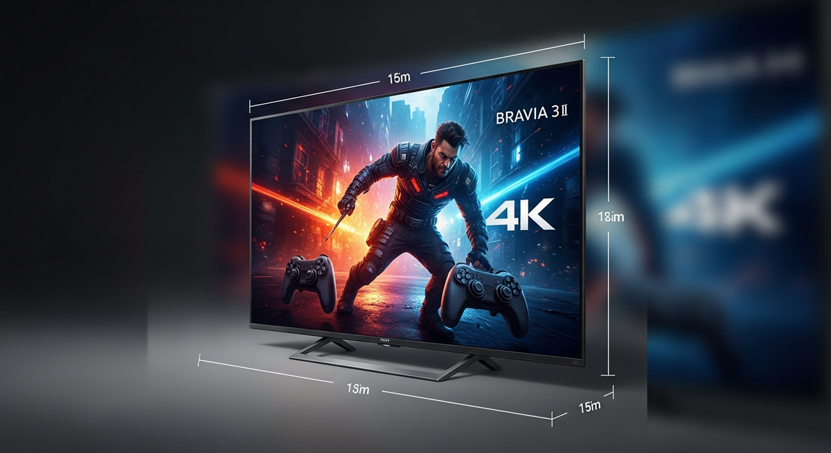 索尼 Bravia 3 II 電視系列發表：AI 強化畫質、4K 遊戲支援百吋螢幕
