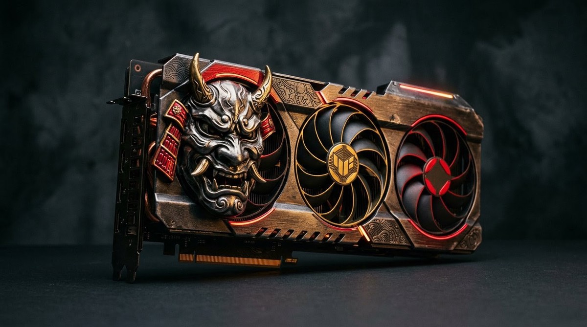 華碩聯手卡普空 推TUF Gaming RX 9070 XT武者特仕卡