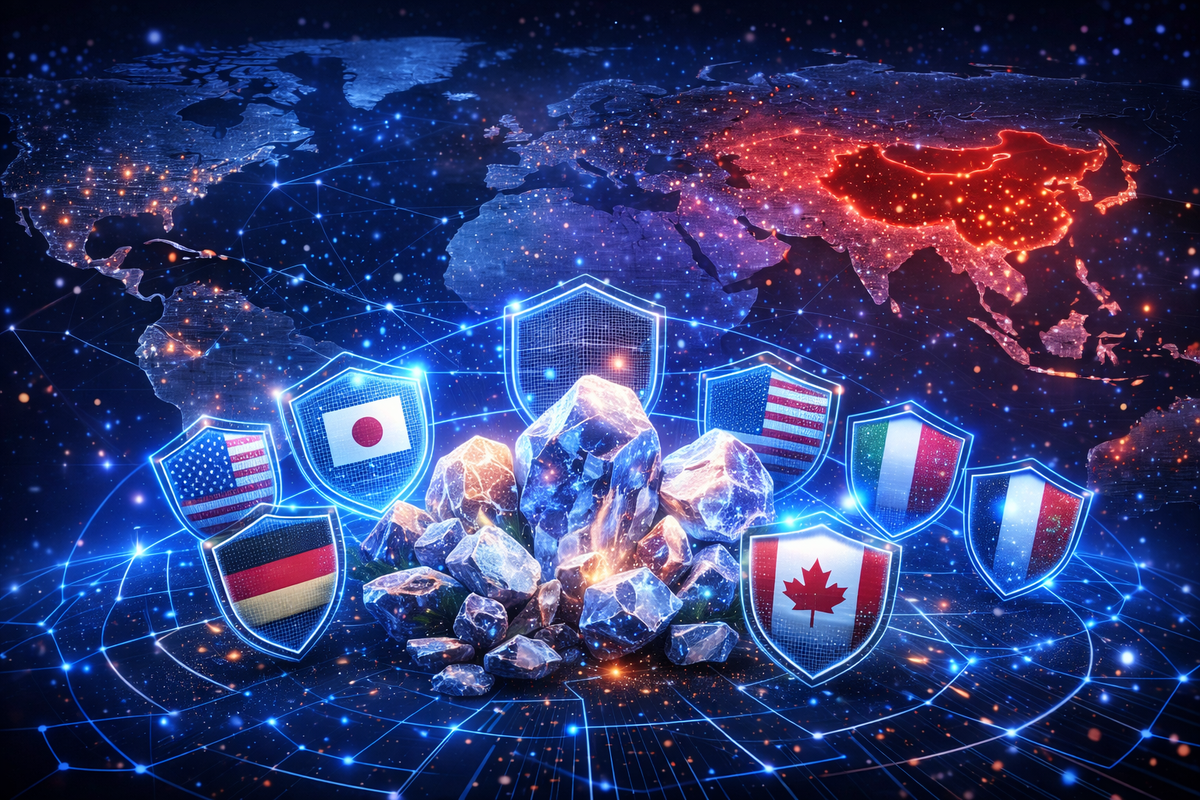 中國稀土供應鏈大地震？G7齊聚研議築起「礦產防護網」