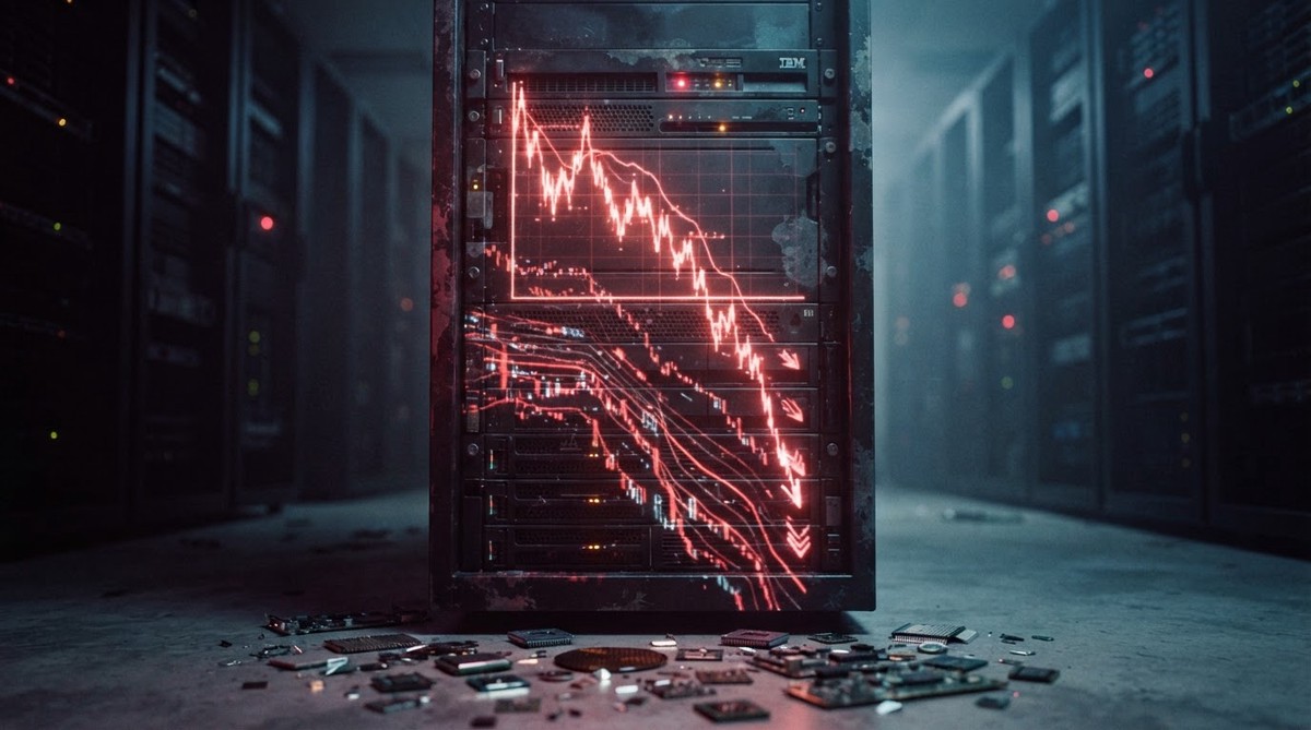 AI晶片需求排擠傳統IT預算 IBM股價重挫近25%