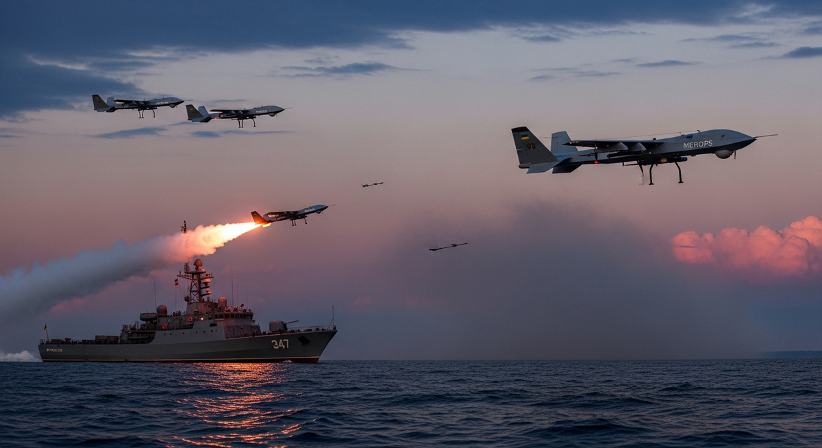 無人機空防新紀元：美國陸軍部署 Merops、烏克蘭艦載攔截首成功