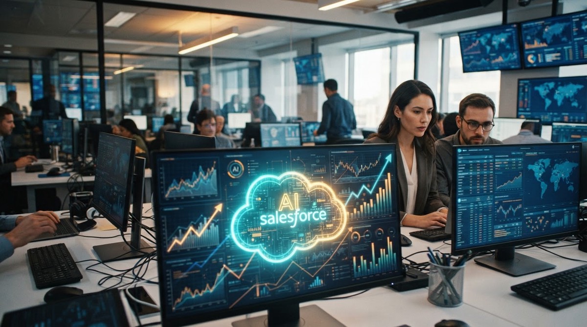 Salesforce AI Agent服務營收飆逾兩倍 市場檢視能否轉化實質訂單