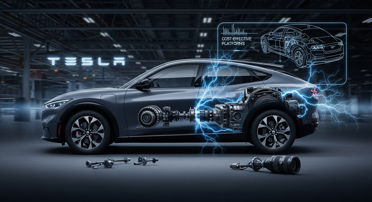 福特電動車戰略大轉彎 棄特斯拉初創模式改走效率路線